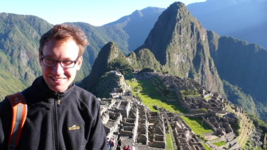 Yo feliz en Machu Picchu. Me happy in Machu Picchu. Ich, glücklich in Machu Picchu. © Stevie